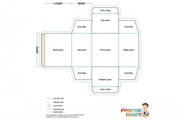 Straight Tuck End The Printing Daddy