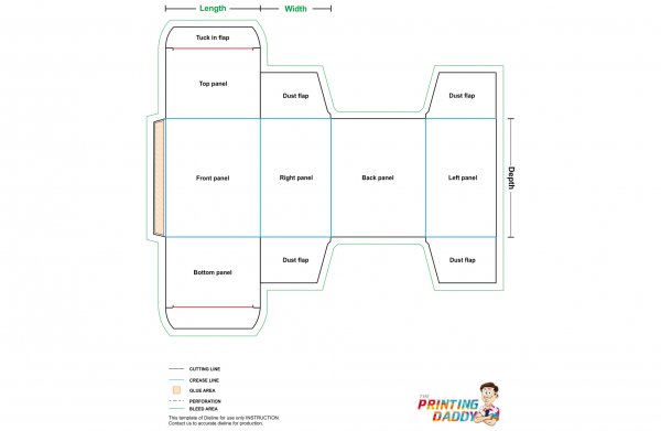 Straight Tuck End II The Printing Daddy