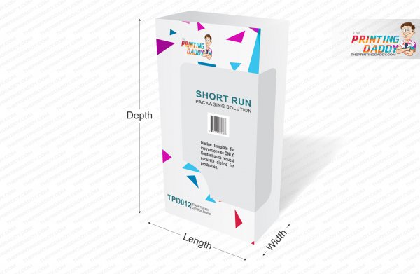 Straight Tuck With Customizable Window The Printing Daddy