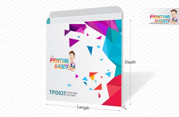 Tuck End CD Case The Printing Daddy