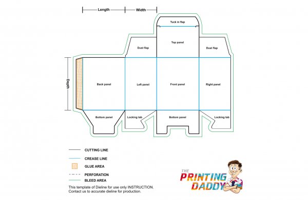 Tuck End CD Case The Printing Daddy