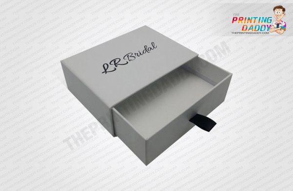 White Phone Drawer Style Box with Insert The Printing Daddy