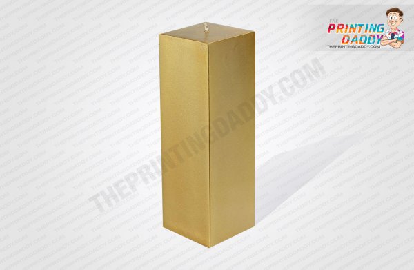 Yellow Candle Carrier with Window The Printing Daddy