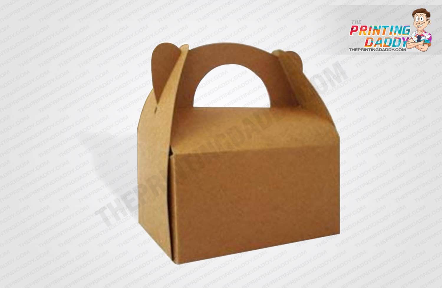 Custom Printed Brown Bakery Box With Handle The Printing Daddy