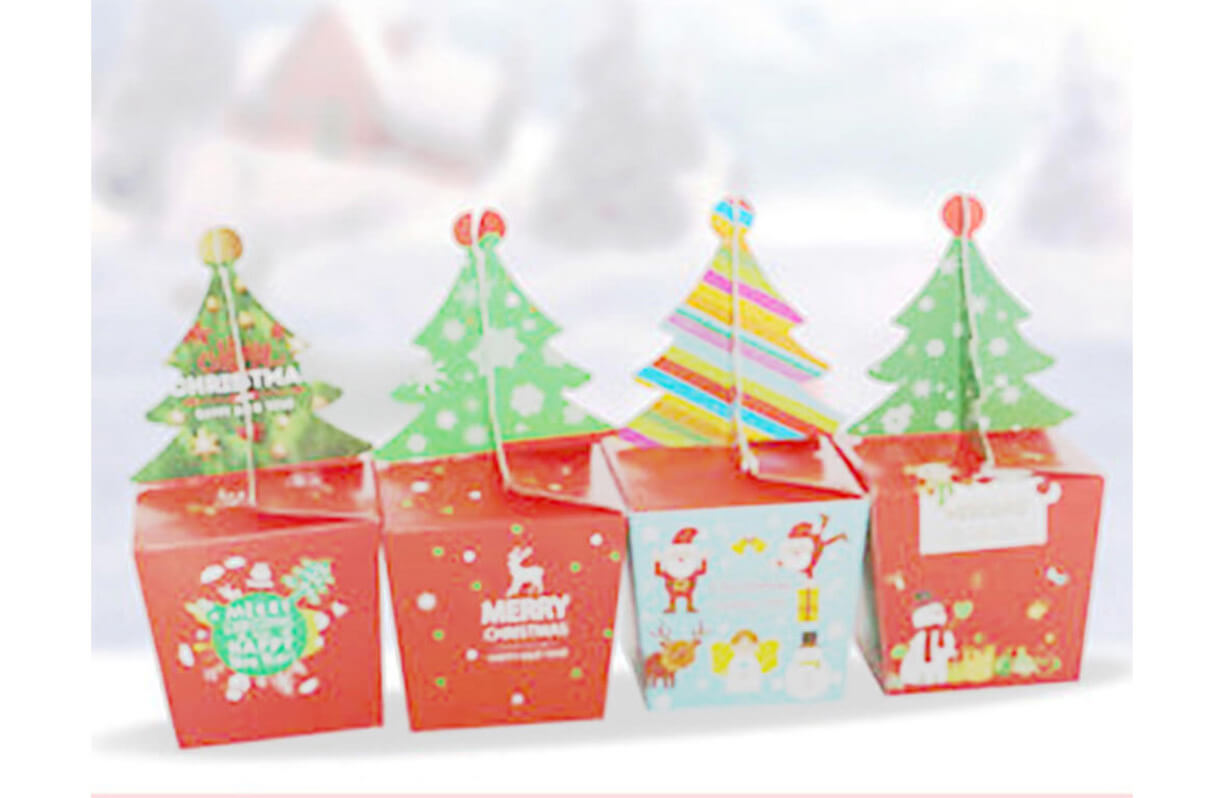 Christmas Tree Shaped Holiday Design Box at Wholesale Price in the USA