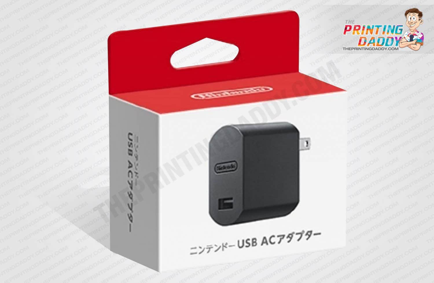 Custom Grey Adapter Packaging boxes in Stock The Printing Daddy Abu